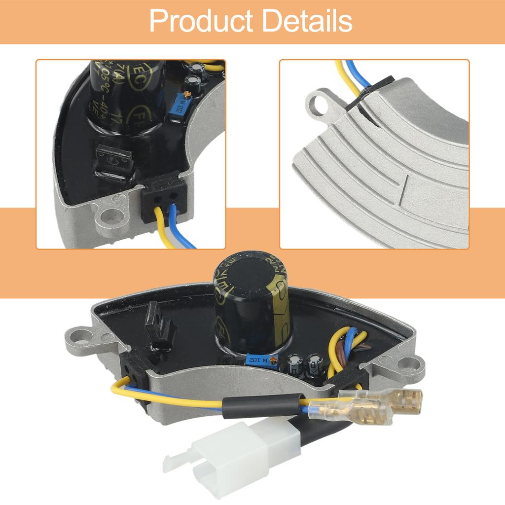 Регулятор 3500 Вт, 4 провода, бензиновый двигатель, 2 отдельных провода