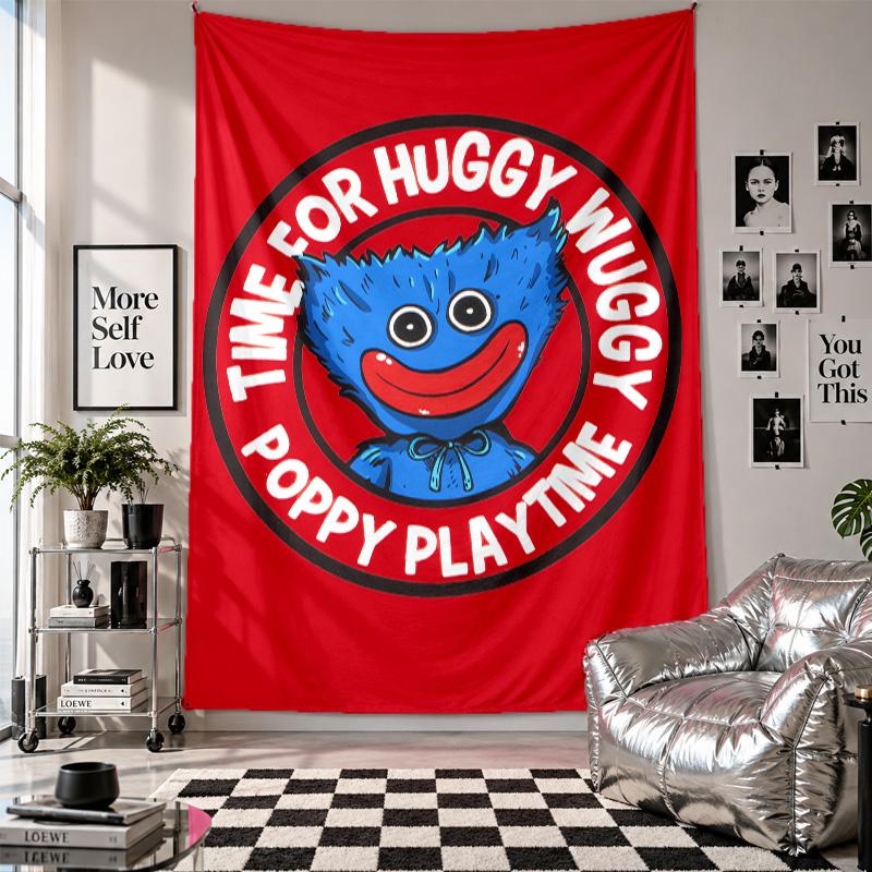 Wall TapestryPoppy Playtime Art Hanging Cloth Decorative Background Cover for Room Decoration