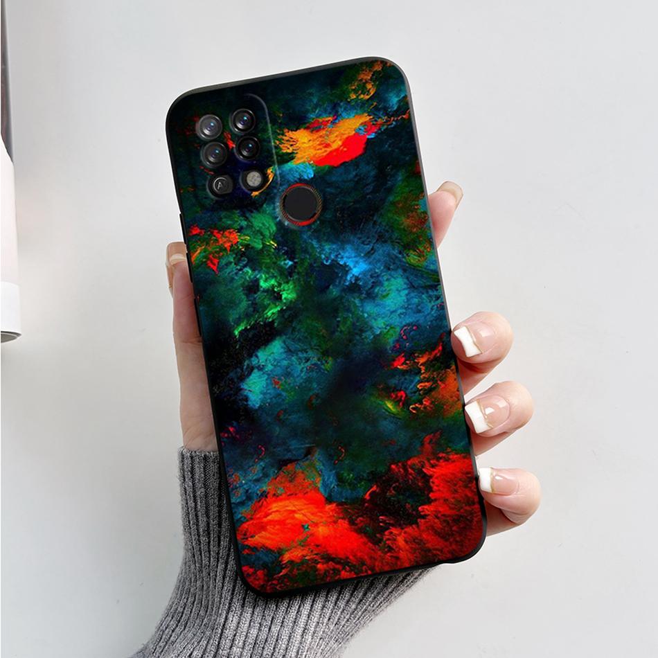 For Tecno Pova Case LD7 LD7j Fashion Marble Cover Matte Phone Case For Tecno Pova Soft Silicone Fundas 6.8'' Back Cover Bumper