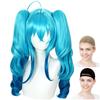Cosplay Wig Hatsune Miku Little Devil Villain Vance Type Mint Blue Gradient 6021