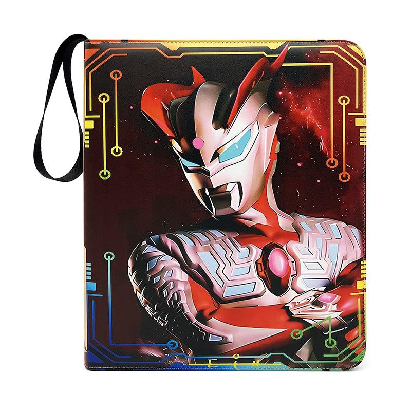 3x3 900 шт. держатель для карт Ultraman аниме-игровой переплет держатель для карт на молнии емкость книги для альбома R SR TGR GP папка для коллекционирования детские игрушки