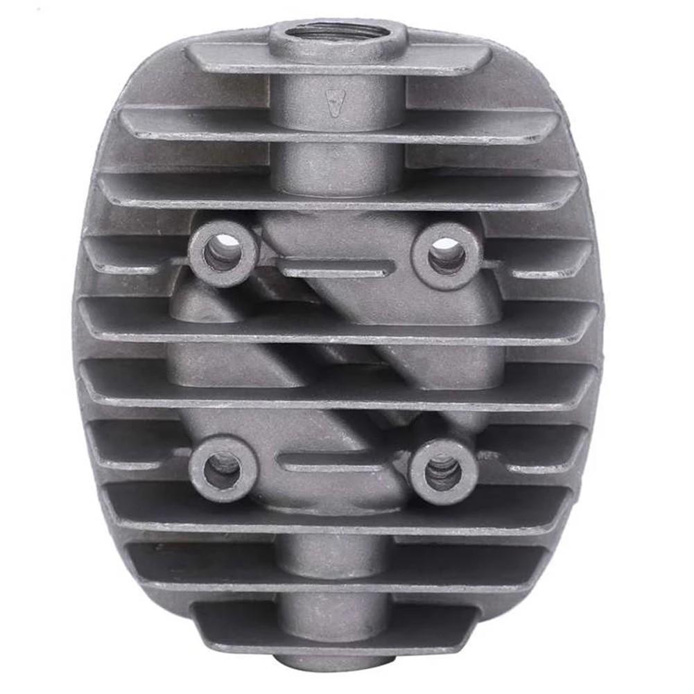 G1/2In G3/8In Female Threaded Metal Cylinder Head Fit For Air Compressor