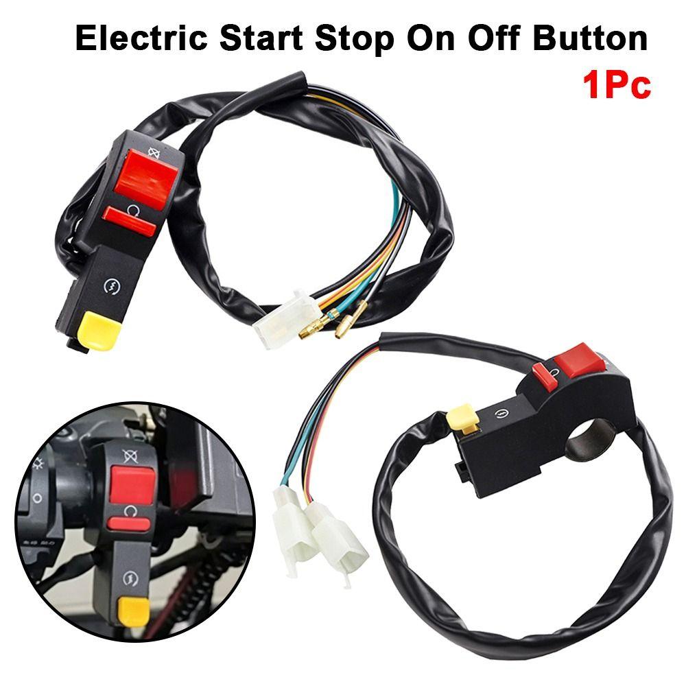 Black Kill Starter Switch Plastic On-Off Toggle Switch  Motorcycle Dirt ATV Quad Bike