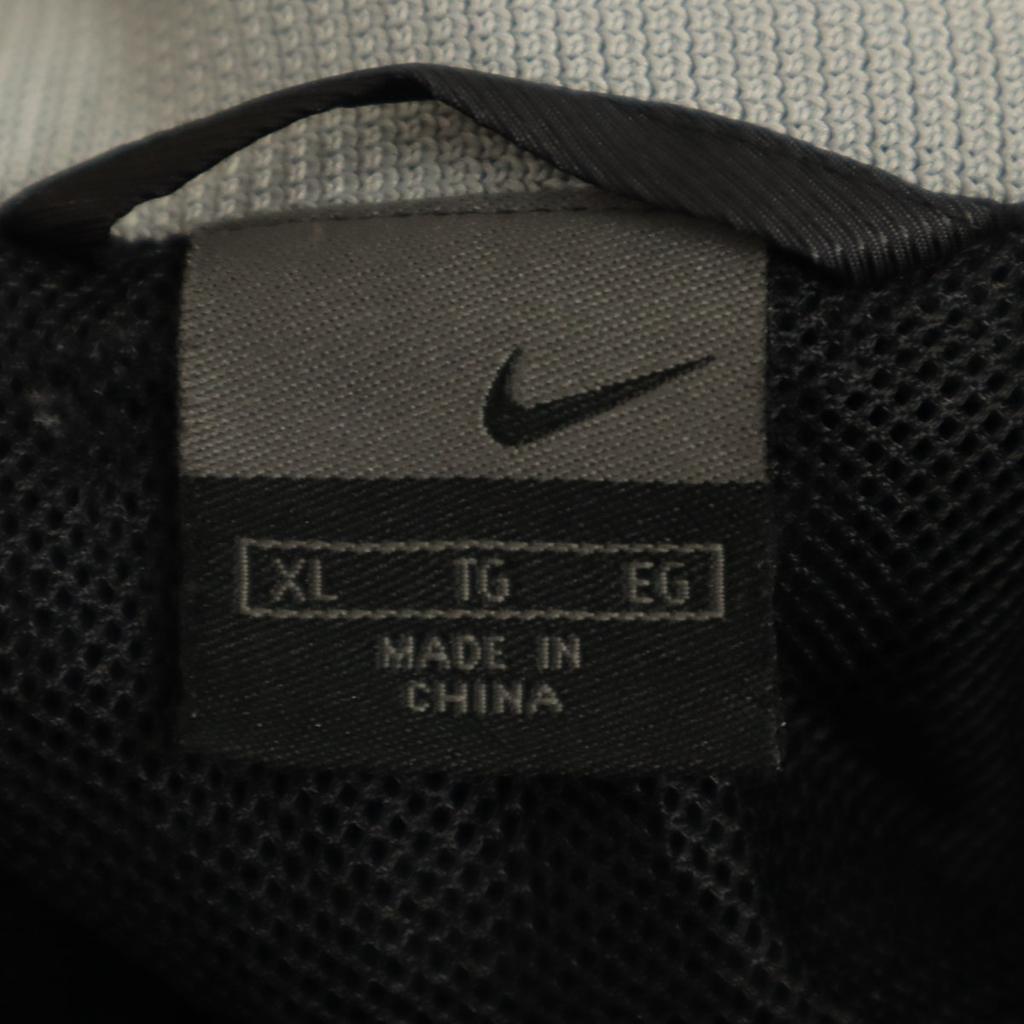 Nike Тренировочная куртка на молнии Набор XL черная Сетчатая подкладка Мужская Б/у