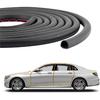 26 футов Автомобильный уплотнитель, D-образная уплотнительная лента для автомобильных дверей, подходит для дверей, капотов, крышек багажника, Универсальный самоклеящийся автомобильный уплотнитель