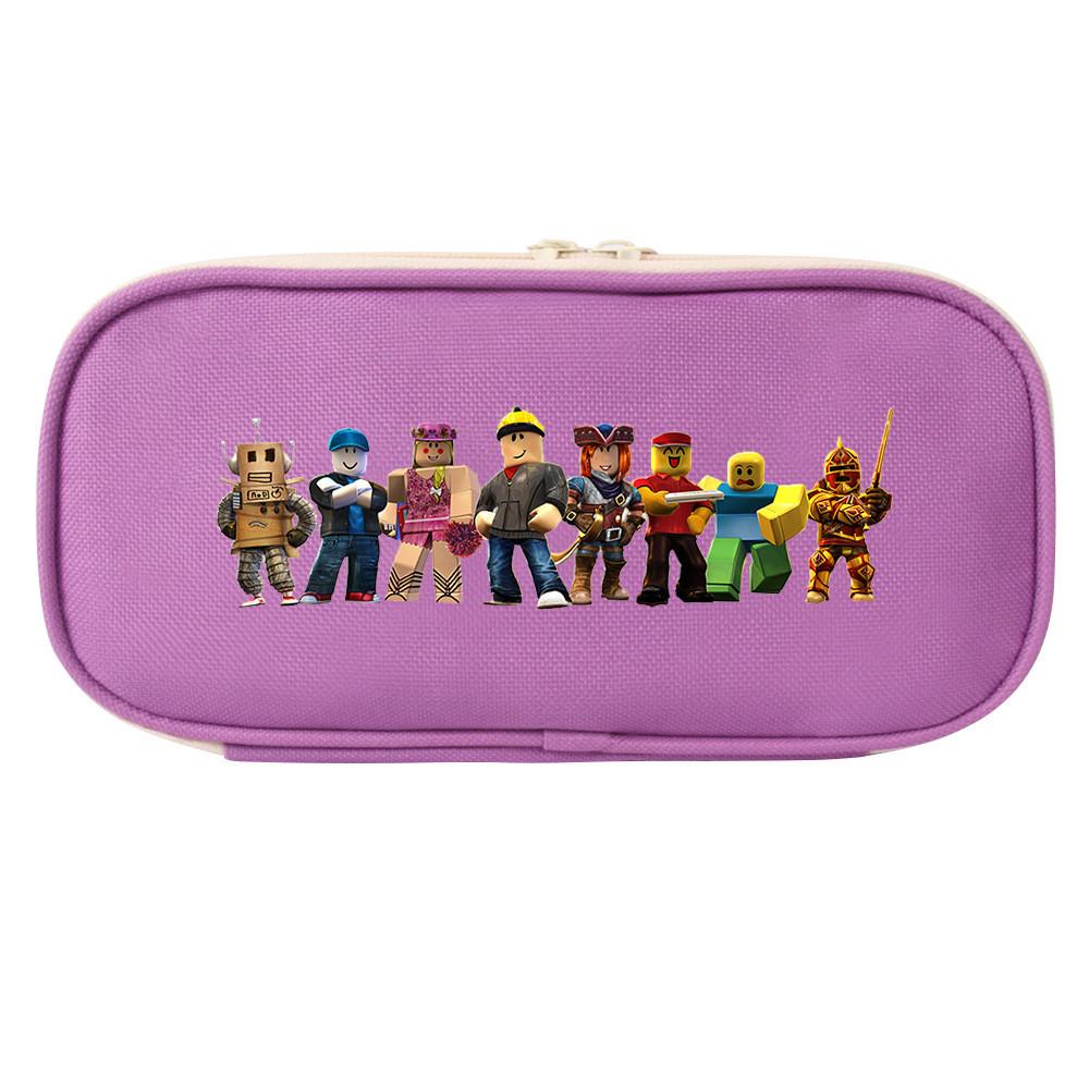 Холщовый пенал Roblox на молнии для студентов и коллекционеров