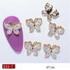 Crystal Charms Nail Art Jewelry Pendant Chain Butterfly Nail Rhinestones Nail Art Decorations