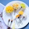Handmade Japanese Kimono Hair Clips Flower Tassels Hair Stick Jewelry Flower Hair Forks  Girls