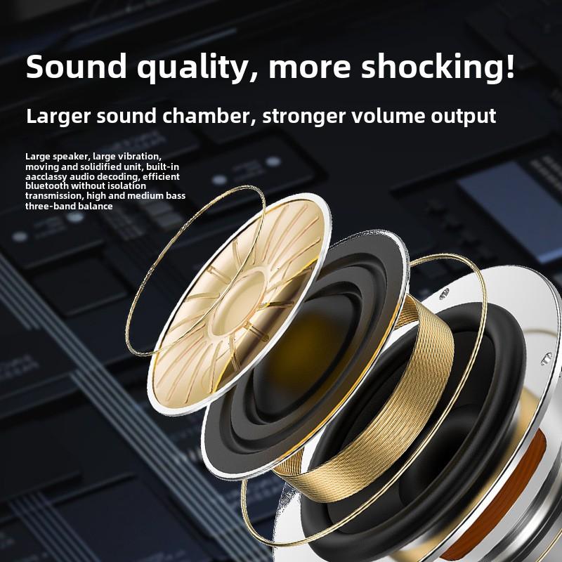 New Sports Bluetooth Headset Open OWS Bone Conduction Concept Air Conduction Does Not Reach The Ears