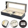 6 10 12 Grid Watch Display Box Black Watch Storage Box Luxury Watch Box