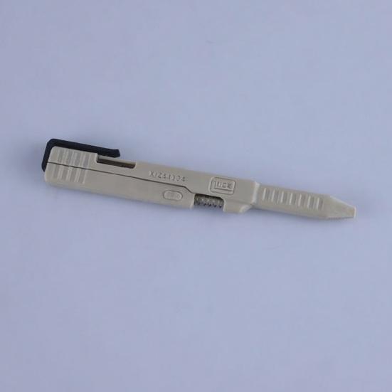 Тактическая шариковая ручка с механизмом слайдера, с подставкой-дисплеем для хранения, заправляемая, 3D-печать, чернильная ручка, инструмент для письма, настольный аксессуар, мужской подарок