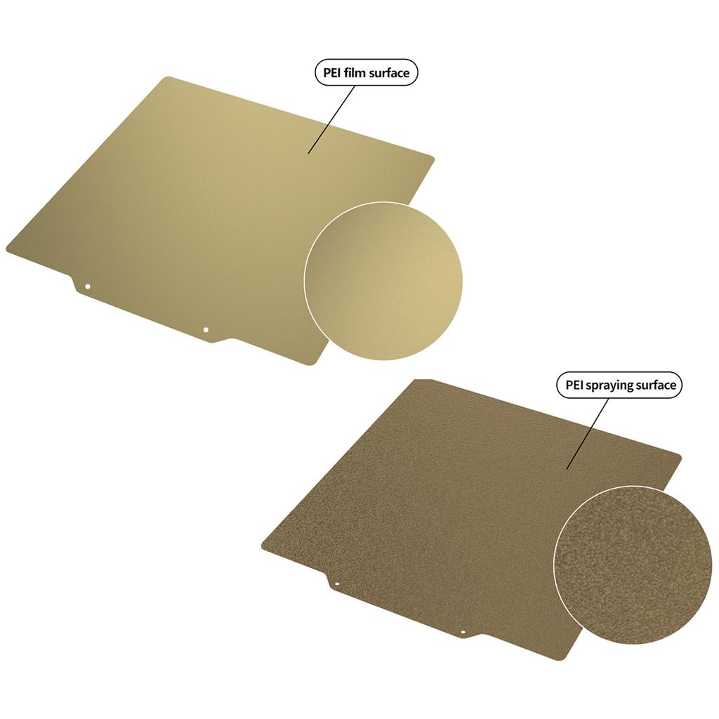 KINGROON 3D PEI Sheet Print Bed + Magnetic Sticker Flexible Removable Spring Steel Build Surface