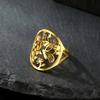 Cazador Butterfly Flower Women's Ring Stainless Steel Gold Color Aesthetic Finger Rings Jewelry Birthday Mother's Day Gift 2026