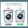 4PCS Washing Machine Base Foot Pads Anti Slip Anti Vibration Pads for Home Appliances Washing