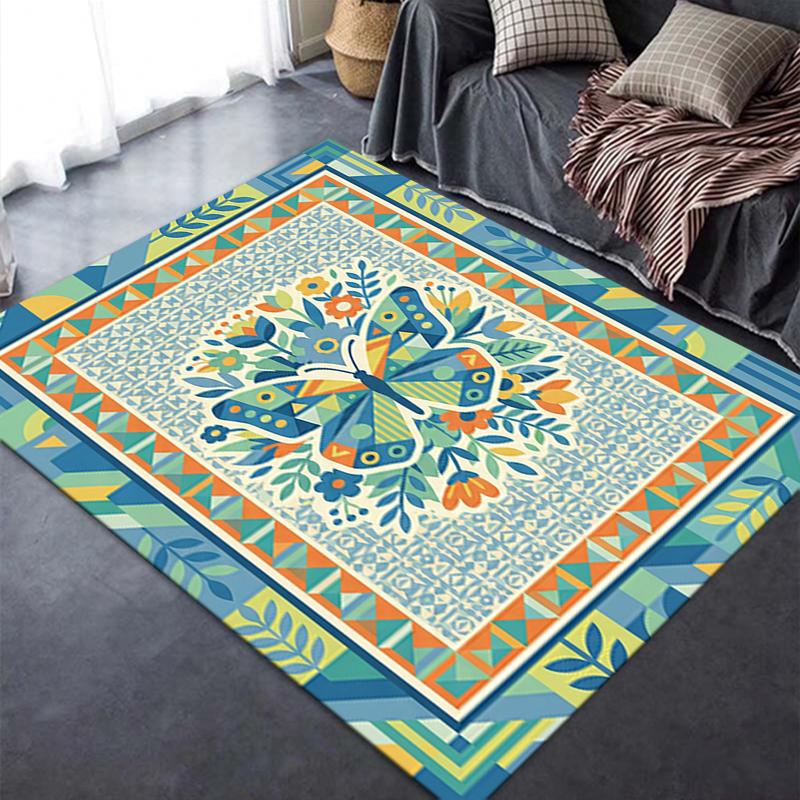 2025 New Modern Butterfly Carpet Rug for Living Room Bedroom Home Sofa Decoration,Kids play Non-slip Floor Mat76
