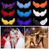 2Pcs Angel Feather Wings for Women Girls Fairy Feather Wings Costume with Elastic Straps for Halloween Cosplay Party Stage Performance Prop