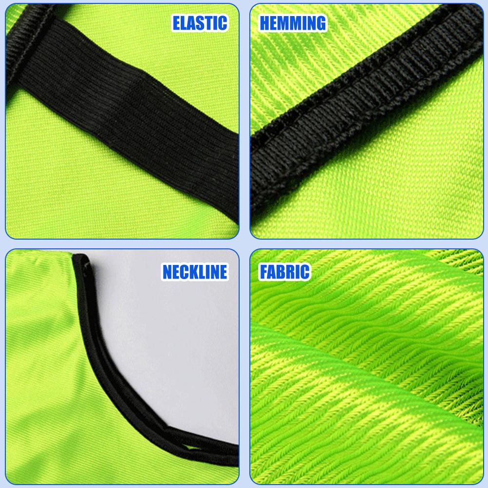 10 шт. Детские тренировочные жилеты для скрэммиджа, тренировочные майки, манишки для футбола, баскетбола, футбола