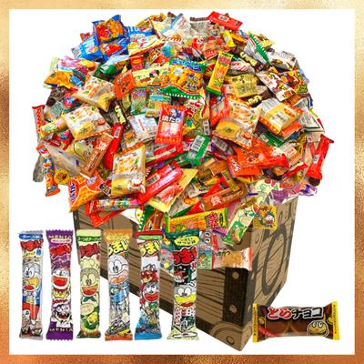 Ассортимент сладостей Dagashi Umaibo Fun Set 50 видов, коробка из 55 предметов. Дни рождения и вечеринки. Увлекательно и познавательно, где дети могут украшать и