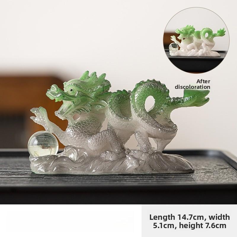 Tea Pet Ornament Golden Dragon Play Beads Attract Wealth Xianglong Tea Table Tea Tray Tea Table Tea Set Can Raise Tea To Play