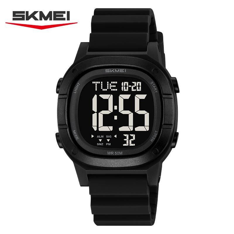 Skmei 2483 персональные цифровые часы для мальчиков vive Силиконовый ремешок Светящиеся 12/24-часовые часы Будильник Повседневные наручные часы