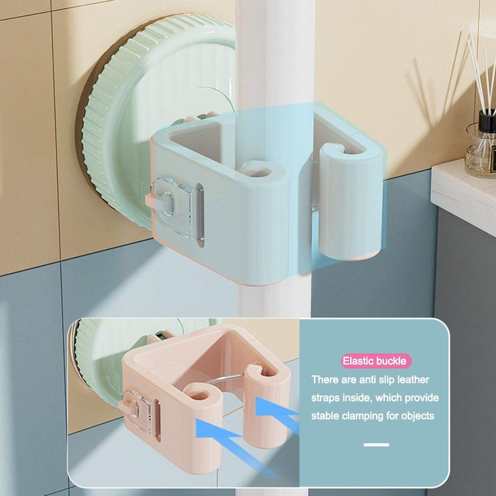 No-drill Mop Clip Wall-mounted Mop Holder New Broom Storage Clip
