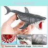Marine Animal Toy Great White Shark Plastic Model With Biting Mouth For Kids Gift