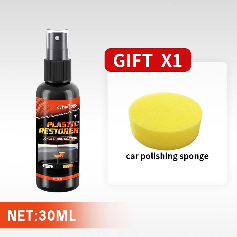 Car Plastic Restorer Back To Black Gloss Plastic Renovator Longlasting Coating Leather Restore Auto Polish Cleaning Products