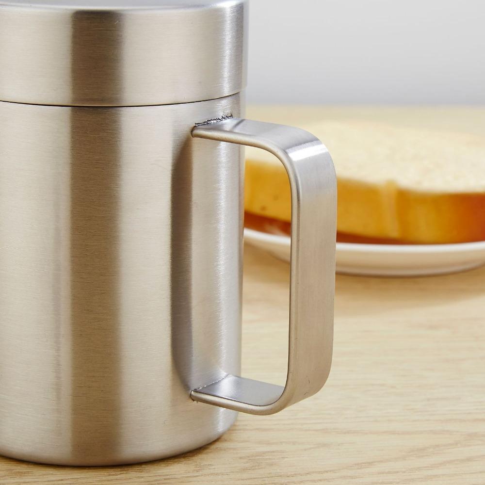 Minimalist Coffee Cup 330ml Capacity Insulated Cup With Lid Tea Cup Daily Use