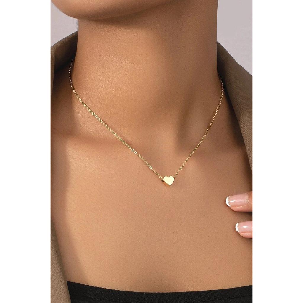 Комбинированное ожерелье золотого цвета. Комплект комбинированной цепочки, состоящий из 6 женских ожерелий - 2913