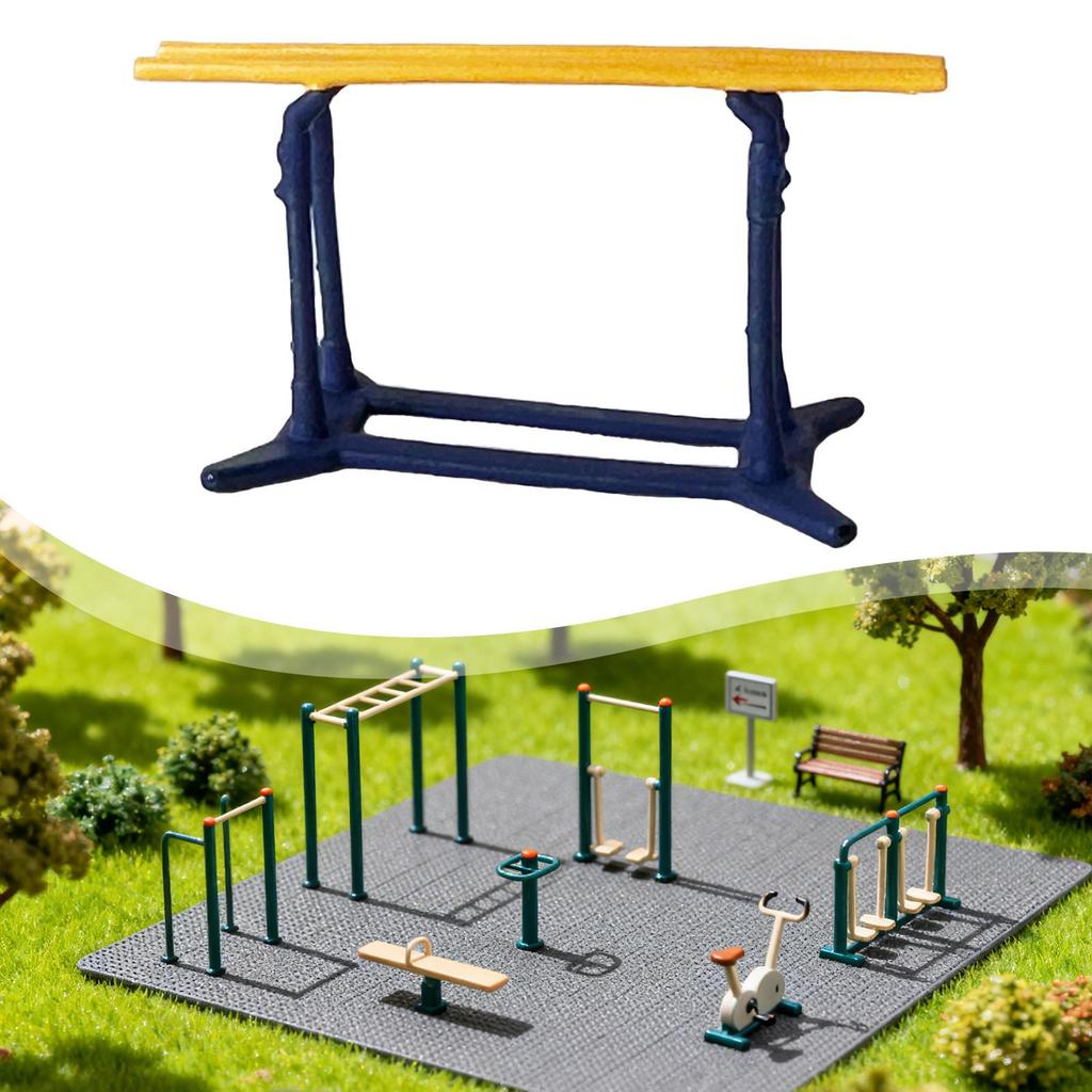 1/64 Fitness Equipment Model Doll House Ornament Miniature Sports Dollhouse Decor Decoration