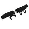 2pcs Weight Lifting Hook Heavy Duty Wrist Wraps Power Weight Lifting Training Gym Grips Straps Weightlifting Wrist Strap Black