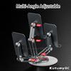 360° Metal Desk Mobile KutumyQC Phone Holder Stand For iPhone iPad Xiaomi Adjustable Desktop Tablet Holder Cell Phone Stand