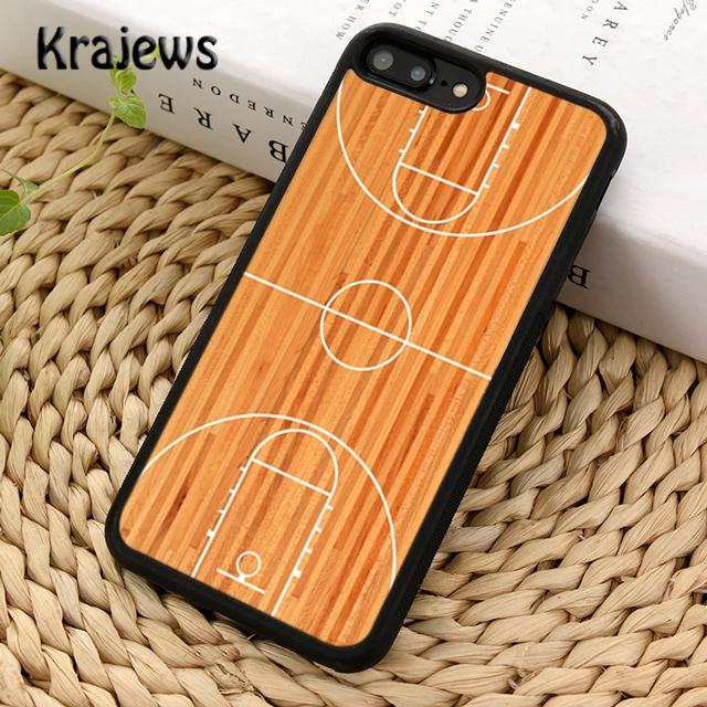 Чехол для телефона Krajews Basketball Court Diagram для iPhone 14 5 6s 7 8 plus X XR XS 11 12 13 pro max Samsung S21 S22ultra Plus