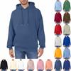 Mens Hoodies Long Sleeve Sweatshirts Fall Casual Solid Fashion Soft Athletic Pullover