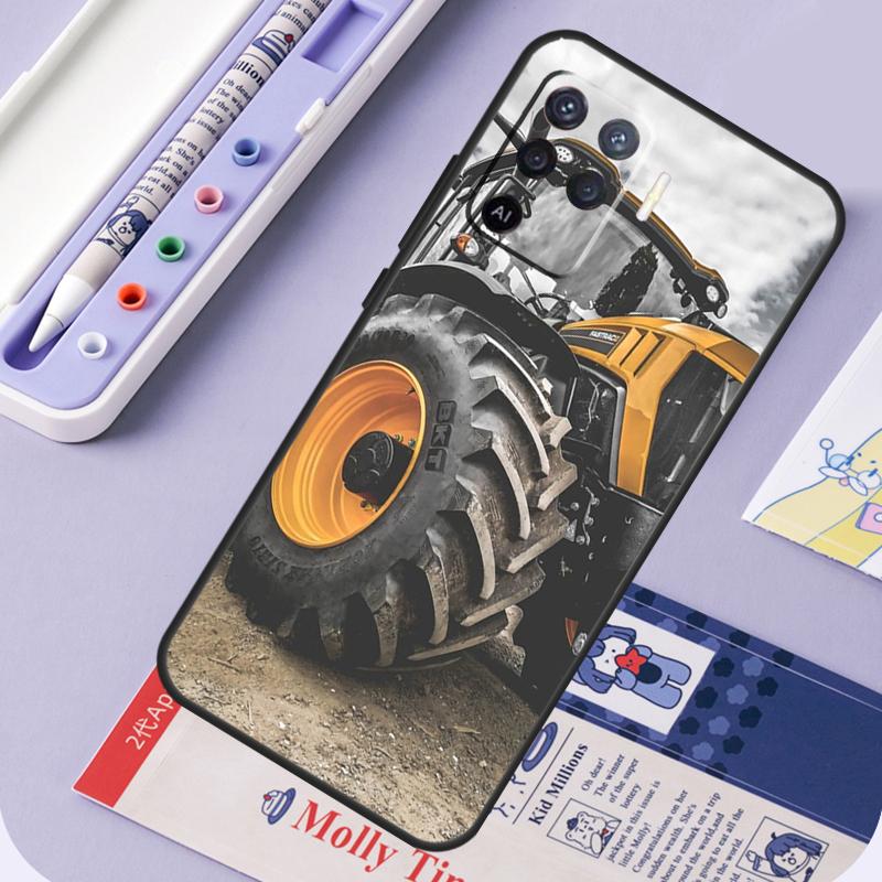 Farm Vehicle Tractor For Oppo A94 A74 A54 A15 A18 A38 A58 A78 A98 A40 A60 A80 A16 A76 A96 A57 A17 A77 A5 Pro Case