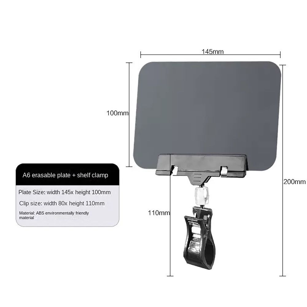 С зажимом Этикетка с ценой на еду A4 A5 A6 Держатель ценника Пекарня Супермаркет Ресторан Меню