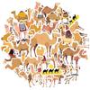 35pcs Adventure Desert Stickers Cartoon Adventure Stationery Stickers DIY Stickers For  Laptop Luggage Scrapbook Diary DIY