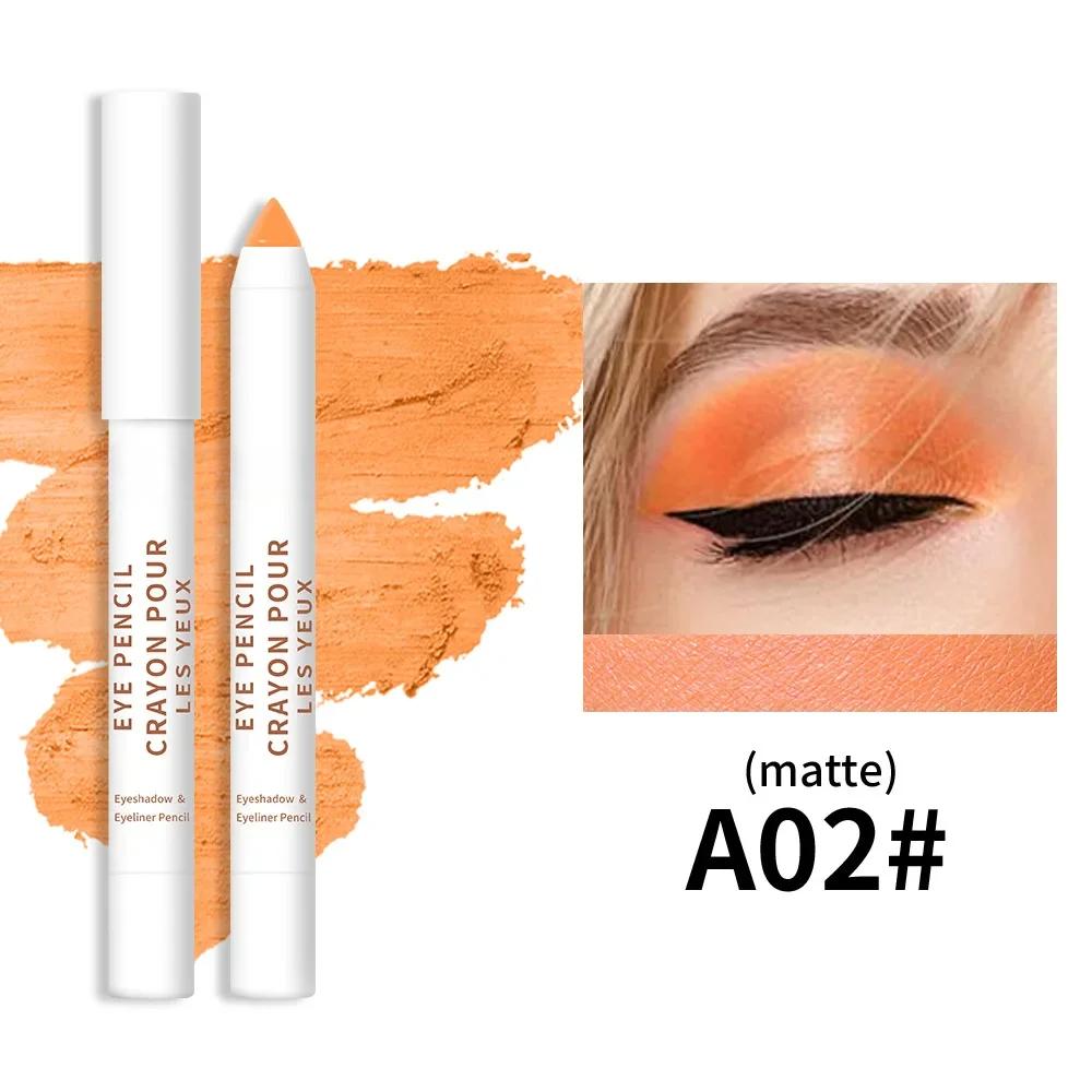 20-цветная цветная подводка для глаз с высокой пигментацией, перламутровый мерцающий металлик, дымчатая подводка для глаз в стиле панк, готика, стойкая