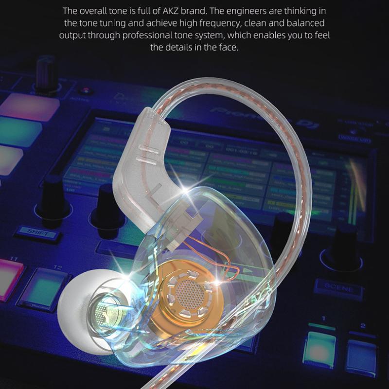 QKZ AK6 DAY Спортивная гарнитура с ушным управлением и басовой гарнитурой для мобильного телефона с пшеничным весом