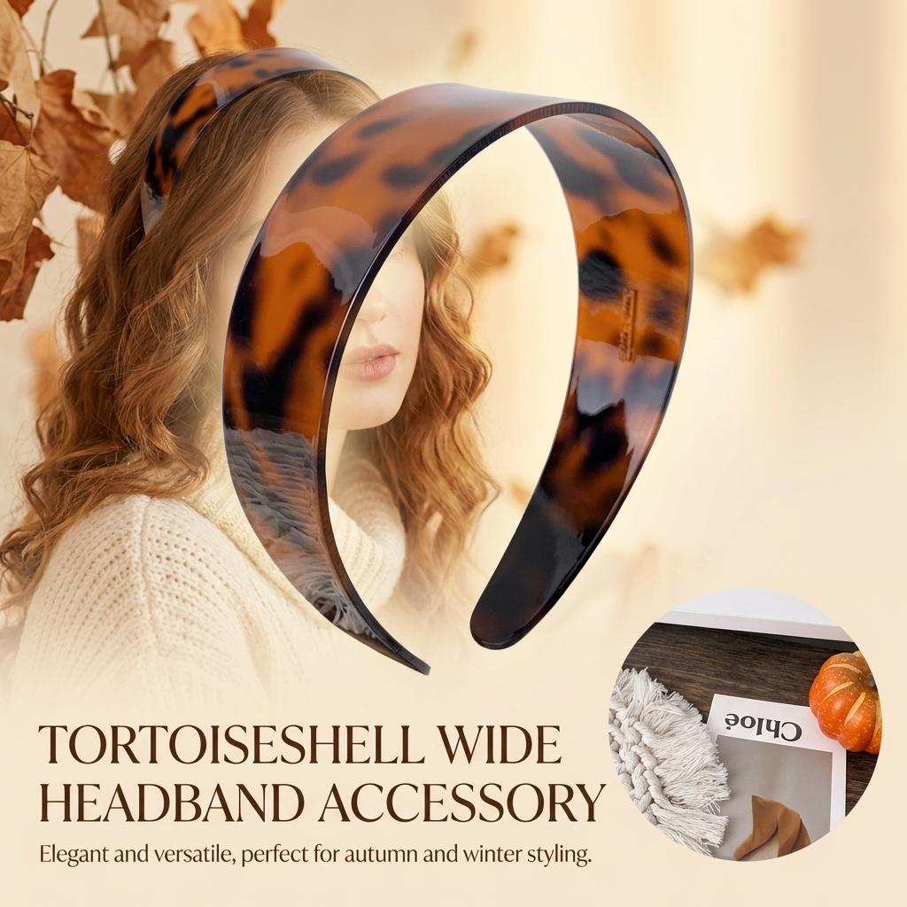 Retro Leopard Hairband Acetate Non-slip Headband Headwear Headdress Hair Hoop Women Hair Accessories Headwear Festival Gifts