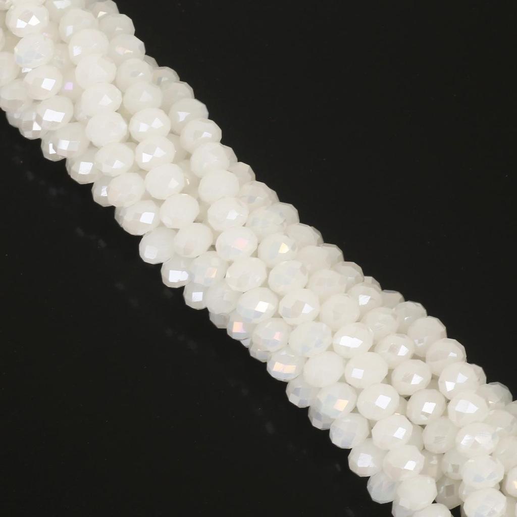 6 мм хрустальные плоские бусины - Сделай сам стеклянный бисерный диск - Абакус свободные бусины - Покрытие цвет - Аксессуары для бисера