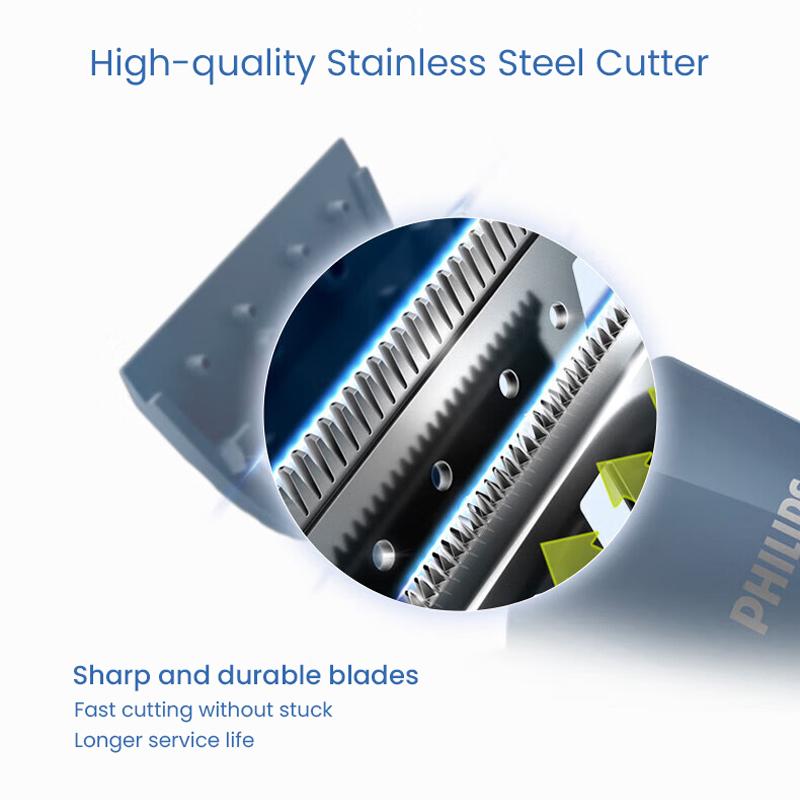 Philips Профессиональная бытовая электрическая машинка для стрижки волос 7 скоростей регулируемая длина стрижки малошумный двигатель HC3688