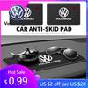 Для VW Volkswagen Jetta MK5 Golf ПВХ Липкий Нескользящий Коврик на Панель Автомобиля Держатель для Телефона Силиконовый Нескользящий Коврик Для VW Volkswagen Jet
