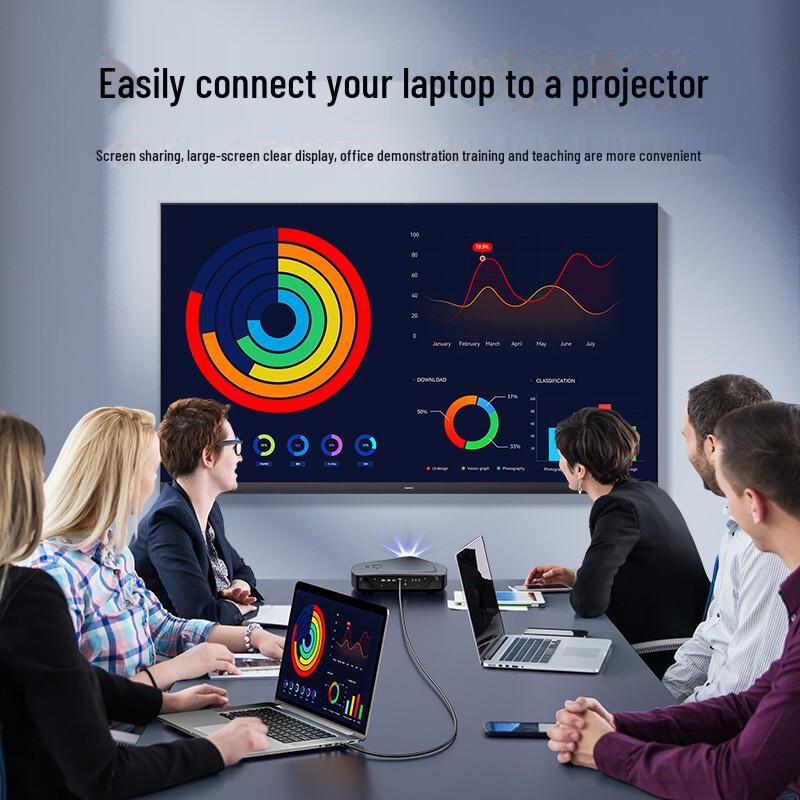 Кабель передачи видеосигнала высокой четкости Shanze HDMI 2.0 для мониторов - 20м/30м/50м