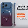Ультратонкий Градиентный Матовый Магнитный Чехол Для Для Iphone 17 Air 16 15 14 13 12 Pro Max Без Рамки Охлаждающий Жесткий Чехол Fundas