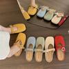 Famous Brand Spring Retro Single Shoes Comfortable Rubber Bottom Ladies Sandals Wider Toe Box Ballerina Slippers Style2025