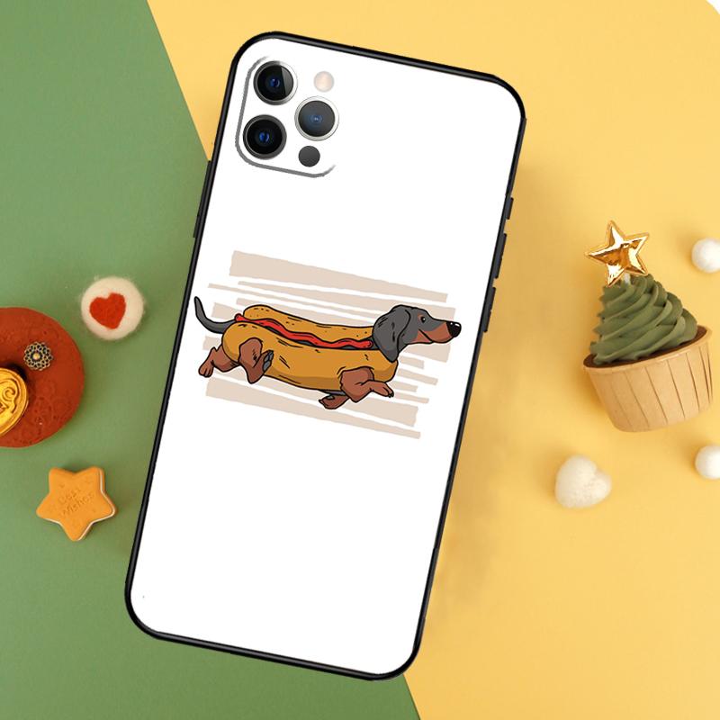 Чехол для телефона такса Дакель для iPhone 17 Pro Max 17Air 16E 15 14 13 12 11 16 Pro Max Mini Ударопрочный чехол