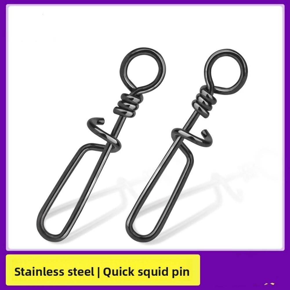 50pcs Pack Quick Change Design Coastlock Snap Quick Change Lure Clip  Bass Fishing