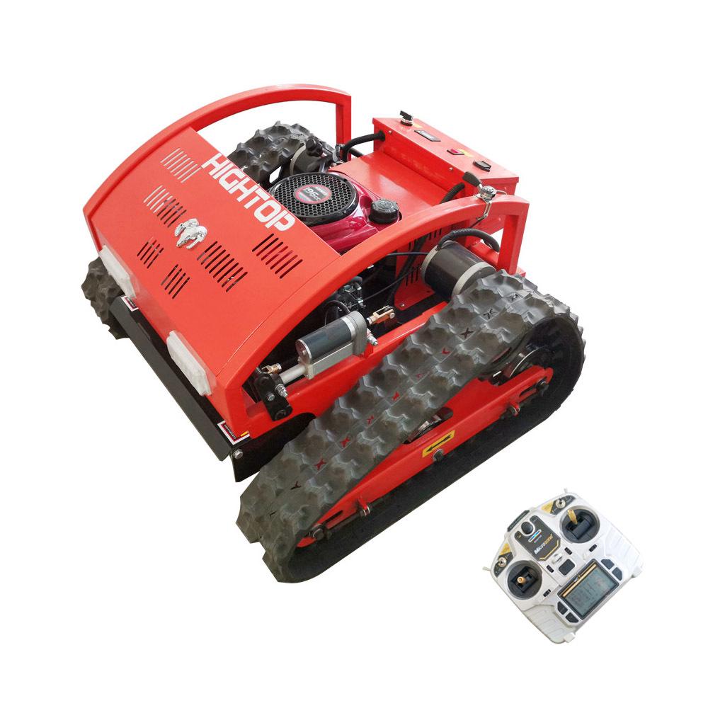 Compact Remote-Controlled Intelligent Lawn & Weed Mower for Fields and Grasslands