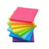 8Pcs with Lines Memo Pad Paper 8 Rainbow Color Writing Memo Pad Student Writing Marker  Notepad